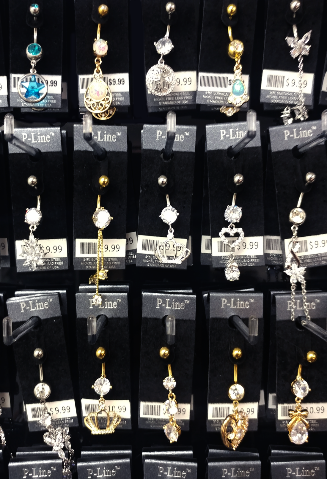 B-(BJBD) Body Jewelry Dangle Belly - Board