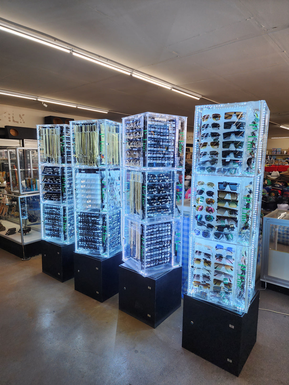 PL310 & PL320 & PL330.. PL340 Fashion Jewelry Tower Display Setup