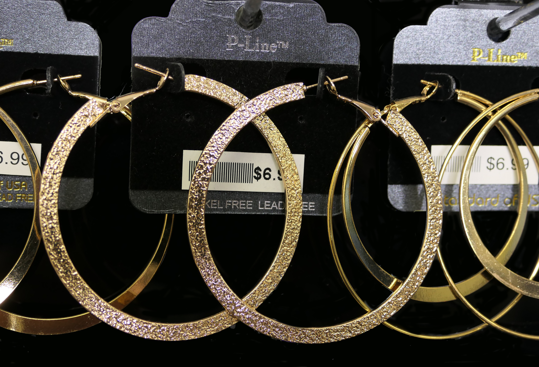 B-(HBG) Hoop Basic Gold Earring